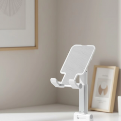 Mey İthalat® ABS Plastik Gövdeli Katlanabilir Telefon Standı Ev ve Ofis Kullanımı