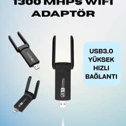 Mey İthalat® AC1200 USB WiFi Adaptör