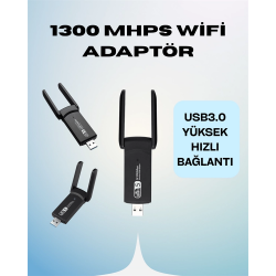 Mey İthalat® AC1200 USB WiFi Adaptör