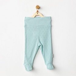 Mey İthalat®   AC24706 Jacquard Patikli Bebek Pantolon Green