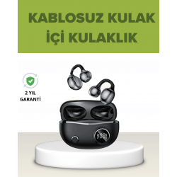 Mey İthalat® Açık Kulak Tasarımlı Bluetooth 5.4 Kablosuz Kulaklık – Uzun Pil Ömrü