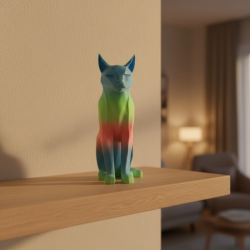 Mey İthalat® AÇIK RAİNBOW KEDİ