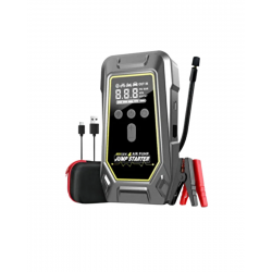 Mey İthalat® Acil Durum LED Işıklı Akü Takviye ve Hava Kompresörü