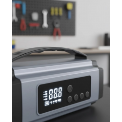 Mey İthalat® Acil Durumlar İçin Çok Fonksiyonlu Araç Akü Takviyesi Hava Kompresörü ve Güç Kaynağı