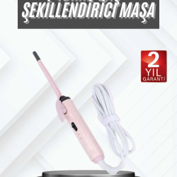 Mey İthalat® Afro Dalga Kıvırcık İnce Saç Maşası 10MM Saç Şekillendirici