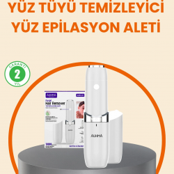 Mey İthalat® Ağrısız Yüz Tüy Temizleme Aleti Kompakt ve Sessiz Tasarım