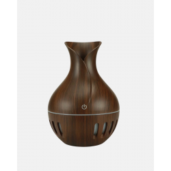 Mey İthalat® Ahşap Desenli 130 ml Aromaterapi Difüzör Sessiz ve USB Bağlantılı