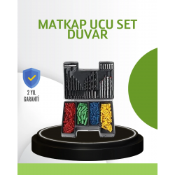 Mey İthalat® Ahşap Metal Beton Delme Uç Seti Organizerli Karbon Çelik Matkap Ucu