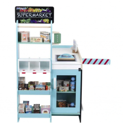 Mey İthalat® Ahşap Süpermarket Oyun Seti