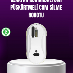 Mey İthalat® AI Akıllı Rotalı Otomatik Cam Temizleme Robotu