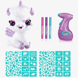 Mey İthalat® Airbrush Peluş Karanlıkta Parlayan Sihirli Unicorn