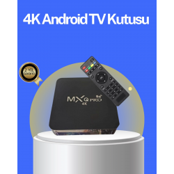 Mey İthalat® Akıllı Android TV Box – 4K Çözünürlük, 2GB RAM, 16GB Depolama, Hızlı Wi-Fi