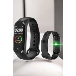 Mey İthalat® Akıllı Bileklik Fitness ve Sağlık İçin Akıllı Bileklik Adım Sayar, Kalp Atışı, Uyku İzleme