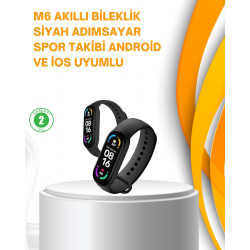 Mey İthalat® Akıllı Bileklik – Kalp Atışı, Uyku, Adımsayar ve Bildirim Takibi