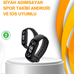 Mey İthalat® Akıllı Bileklik – Kalp Atışı, Uyku, Adımsayar ve Bildirim Takibi