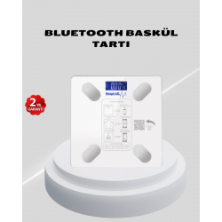 Mey İthalat® Akıllı Bluetooth Tartı – 8 Farklı Ölçüm Verisi, Otomatik Kişi Tanıma