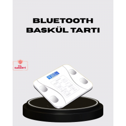 Mey İthalat® Akıllı Dijital Baskül – Bluetooth Bağlantılı, 8 Ölçüm Verili, Akıllı Vücut Analiz Tartısı
