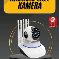 Mey İthalat® Akıllı Gece Görüşlü Sensörlü Wifi Kamera Telefondan Takip Edilebilir
