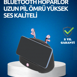 Mey İthalat® Akıllı Kablosuz Telefon Tutucu ve Stereo Hoparlör – Kolay Kullanım ve Yüksek Ses Kalitesi