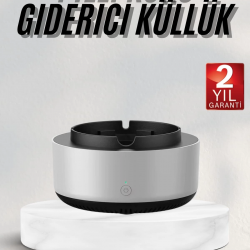 Mey İthalat® Akıllı Kokusuz Küllük Dumanı İçine Çeken Kül Tablası Hava Temizleyici