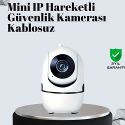 Mey İthalat® Akıllı Kontrol ve Hareket Takipli 1080P Kablosuz Güvenlik Kamerası – Gece Görüşlü ve İki Yönlü Sesli