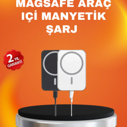 Mey İthalat® Akıllı Koruma Sistemli MagSafe Araç Tutucu iPhone 12/13/14 Uyumlu