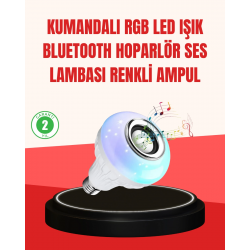 Mey İthalat® Akıllı LED Ampul – E27 Uyumlu ve Müzik Çalarlı Tasarım
