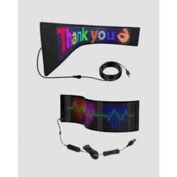 Mey İthalat® Akıllı LED Matrix Panel – USB Bağlantılı, Kaydırmalı Yazı ve Animasyon Desteği