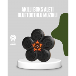 Mey İthalat® Akıllı Müzikli Boks Makinesi Bluetooth Bağlantılı Işıklı Hedefli Fitness Aleti