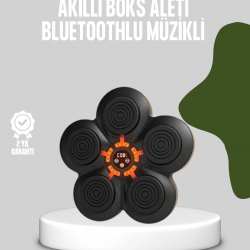 Mey İthalat® Akıllı Müzikli Boks Makinesi Bluetooth Bağlantılı Işıklı Hedefli Fitness Aleti