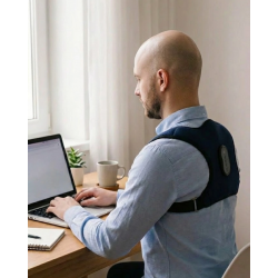 Mey İthalat® Akıllı Postür Düzeltici Masaj Kemeri Medikal Destekli