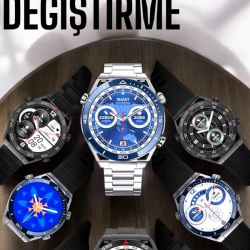 Mey İthalat® Akıllı Saat 2024 Model Arama Cevaplayan Uyku ve Sağlık Takibi