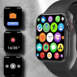 Mey İthalat® Akıllı Saat 44mm Çelik Kasa, OLED Ekran ve Gelişmiş Sağlık Takibi