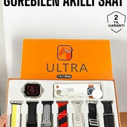 Mey İthalat® Akıllı Saat 7 Farklı Kordonlu Arama Cevaplayan Bildirim GPS Özelliği