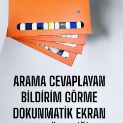 Mey İthalat® Akıllı Saat 7 Kordonlu Bildirim Görebilen Metal Kordon GPS Özelliği