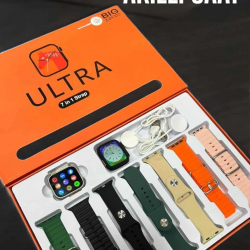 Mey İthalat® Akıllı Saat 7 Kordonlu Metal,Plastik Ve Hasır Kordon Seçeneği