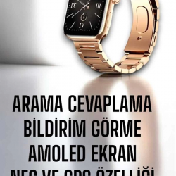 Mey İthalat® Akıllı Saat Adımsayar, Nabız Takibi ve GPS Destekli Kadınlara Özel