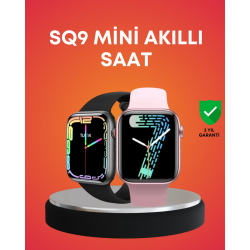 Mey İthalat® Akıllı Saat AMOLED Dokunmatik Ekran Nabız Uyku ve Adım Takibi