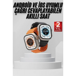 Mey İthalat® Akıllı Saat Amoled Ekran Bluetooth Bağlantılı Özel Tasarım Unısex