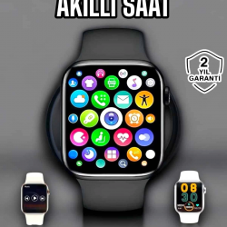 Mey İthalat® Akıllı Saat Amoled Ekran GPS ve Uyku Takibi Bluetooth Bağlantılı