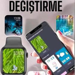 Mey İthalat® Akıllı Saat Amoled Ekran Yeni Nesil Bluetooth Bağlantılı