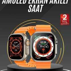 Mey İthalat® Akıllı Saat Android ve İOS Uyumlu 49 MM NFC Özelliği GPS Takibi