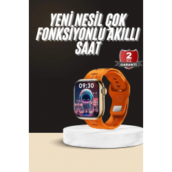 Mey İthalat® Akıllı Saat Android ve İOS Uyumlu Plastik Kordon Yeni Nesil