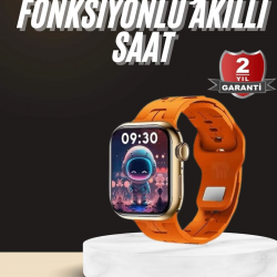 Mey İthalat® Akıllı Saat Android ve İOS Uyumlu Plastik Kordon Yeni Nesil