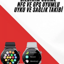 Mey İthalat® Akıllı Saat Arama Cevaplama Müzik Dinleme GPS Takibi