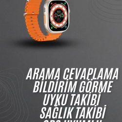 Mey İthalat® Akıllı Saat Arama Cevaplayan Bildirim Görme Yeni Nesil Bluetooth Bağlantılı