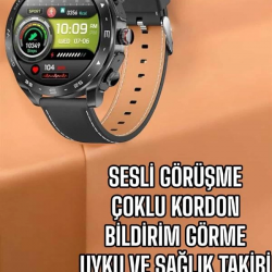Mey İthalat® Akıllı Saat Bildirim Görme Sesli Görüşme Çoklu Kordon GPS Takibi