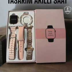 Mey İthalat® Akıllı Saat Bileklik Hediyeli Uzun Pil Ömrü GPS Takibi