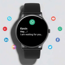 Mey İthalat® Akıllı Saat Çok Fonksiyonlu Sesli Görüşme NFC Uyumlu Amoled Ekran