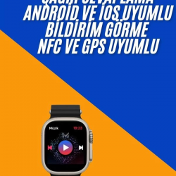Mey İthalat® Akıllı Saat Çok Fonksiyonlu Unısex Sosyal Medya Girişli Bluetooth Bağlantılı